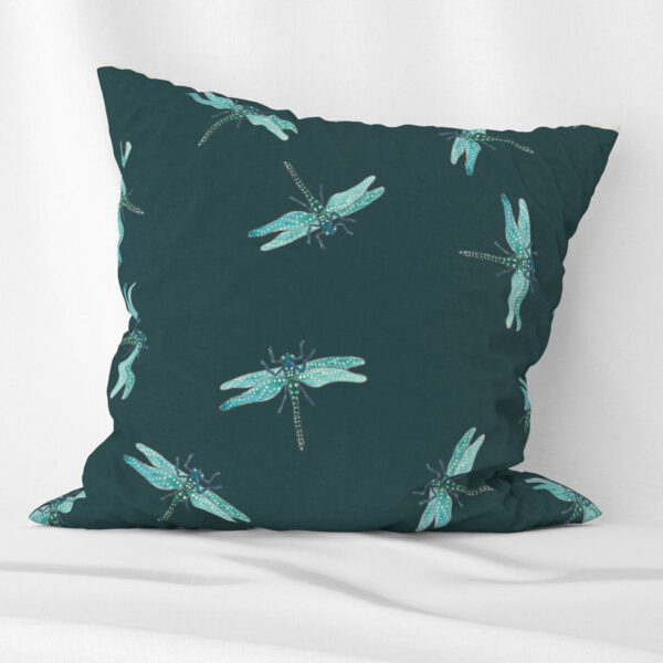 Dragonfly design scatter cushion
